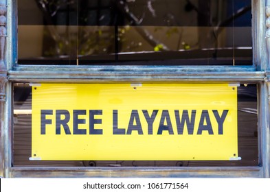 Free Layaway Sign