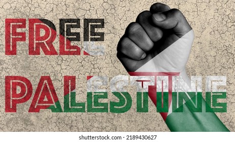 Free Palestine Raised Fist That Flag Stock Photo 2189430627 | Shutterstock