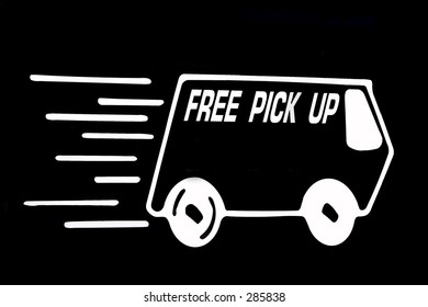 Free Pick Up Sign