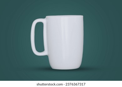free PSD white ceramic mug mockup template isolated