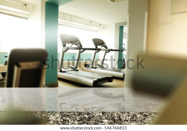 Free Space Your Decoration Gym Interior Stock Photo Edit Now