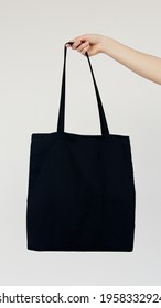 Free Vlear Black Totebag For Comercil