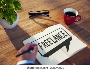 Freelance Part Time Outsources Job Employment Concept