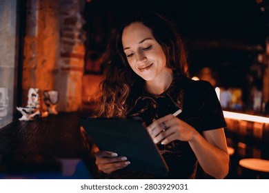 Freelancer looking down at