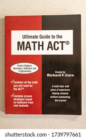 Freeport Illinois May 24 2020 ACT Math Test Prep Book On Table