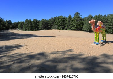 Freeport, Main - August 11, 2019 - Beautiful Desert Of Maine Park Near Freeport, Maine