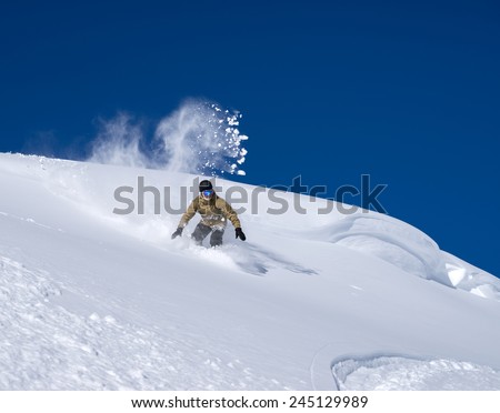 Similar – Image, Stock Photo deep snow intoxication