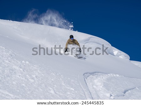 Similar – Image, Stock Photo deep snow intoxication