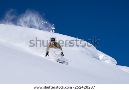 Similar – Image, Stock Photo deep snow intoxication