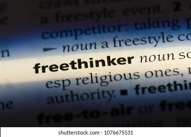 Freethinker Freethinker Concept.