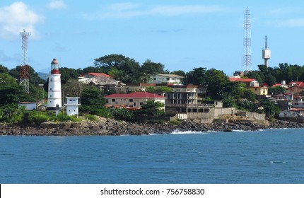 Freetown The Harbour Of Sierra Leone West Africa