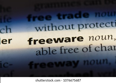 freeware freeware concept.