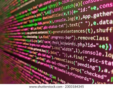 Freeware open source project. Cloud information flow. Web development javascript HTML5 code