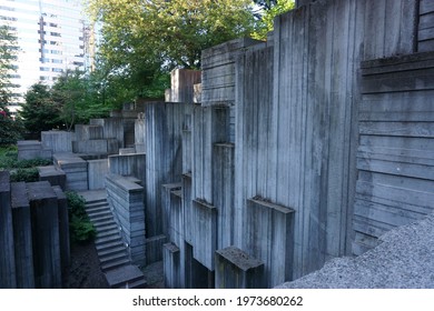 Freeway Park In Seattle Washington