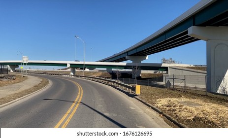 A Freeway Underpass Urban Street