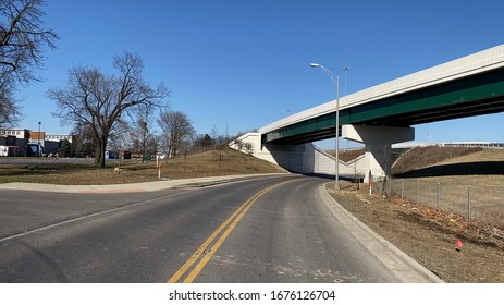 A Freeway Underpass Urban Street