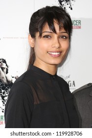 Freida Pinto At The Desert Dancer Photocall Held At Sadler's Wells, London. 09/10/2012 Picture By: Henry Harris