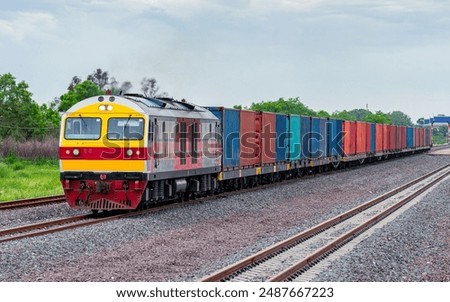 freight Container train num 552 