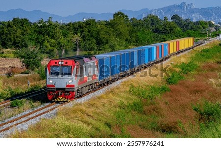freight Container train num 556