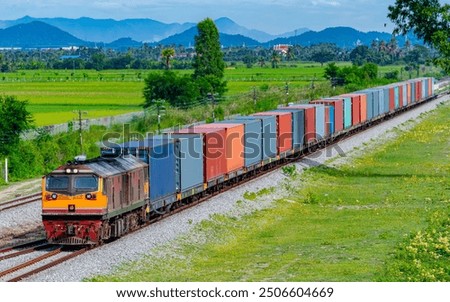 freight Container train num 777 