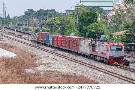 freight Container train num 852