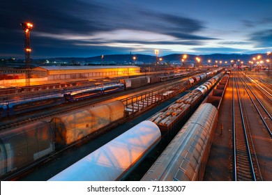 Freight Station and trains