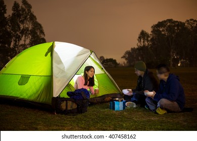 Freinds Go Camping