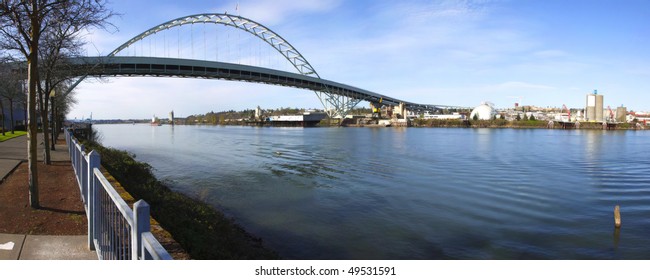 Fremont Bridge Panorama.