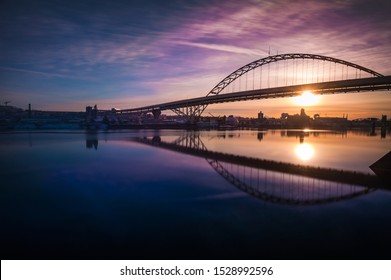 Fremont Bridge In Portland Oregon