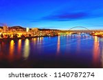 Fremont Bridge, Portland Oregon during blue hour