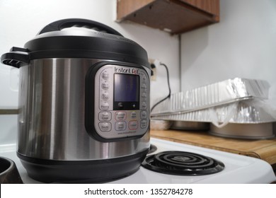 Fremont, California / United States - March 28th. 2019: Instant Pot in a kitchen