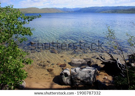 Fremont Lake near Pinedale, Wyoming