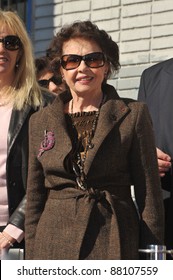 French actress Leslie Caron was honored today with the 2,394th star on the Hollywood Walk of Fame. December 8, 2009  Los Angeles, CA Picture: Paul Smith / Featureflash