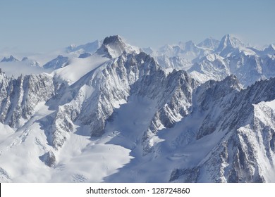 French alps peaks