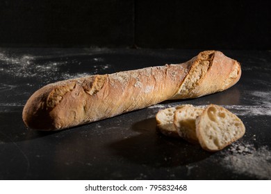 french bread with 3 slices