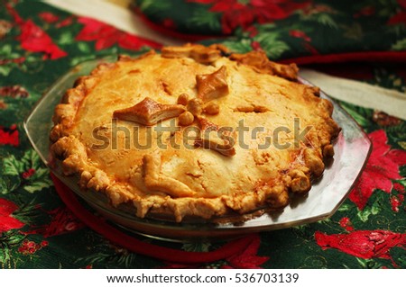 French Canadian Christmas pie