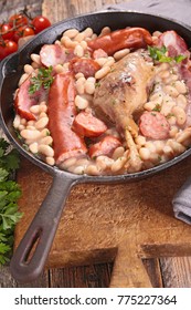 French Cassoulet With Bean And Meat