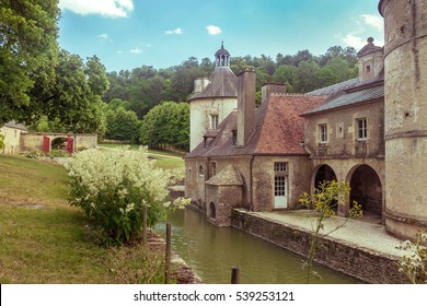 French Chateau Of Bussy Rabutin In Burgundy