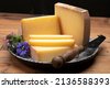 gruyere cheese background