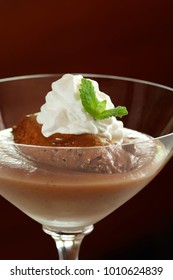 French Chestnut Cream And Chocolate Mousse