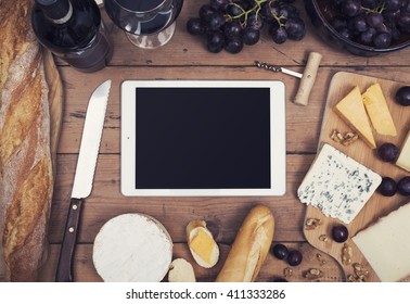 French Food And Wine Tablet Hero Header