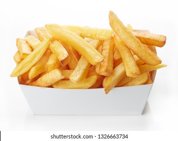 French Fries Isolated On White Background