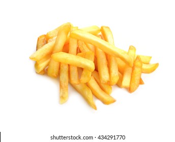 French Fries Isolated On White