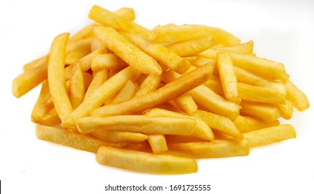 
french fries on an isolated background
