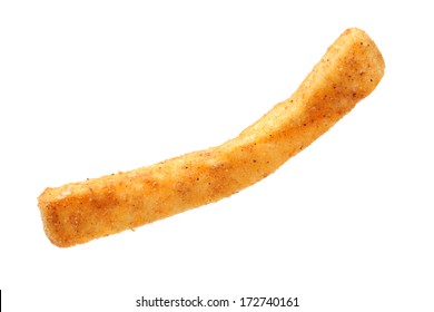 French Fries On White Background 