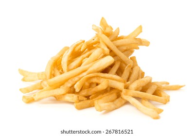 French Fries On White Background Stock Photo 267816521 | Shutterstock