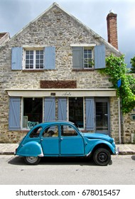 French House - Blue Shutters