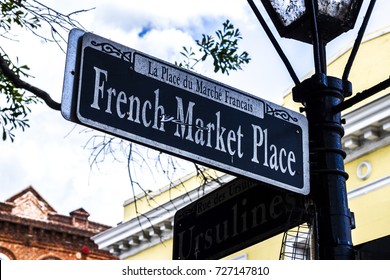 French Market Place Sign  New Orleans 