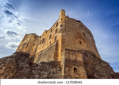 French medieval chateau in south west France - Shutterstock ID 117038545