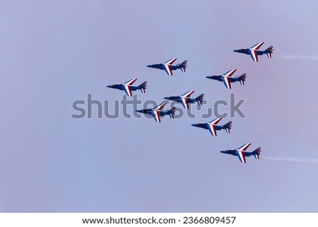 French military plane, the French patrol